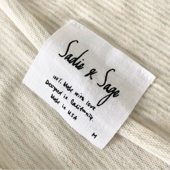 Sadie & Sage Criss Cross Drape Back Top - Picture 4 of 6